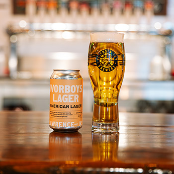 Worboys American Lager by Fields & Ivy Brewing